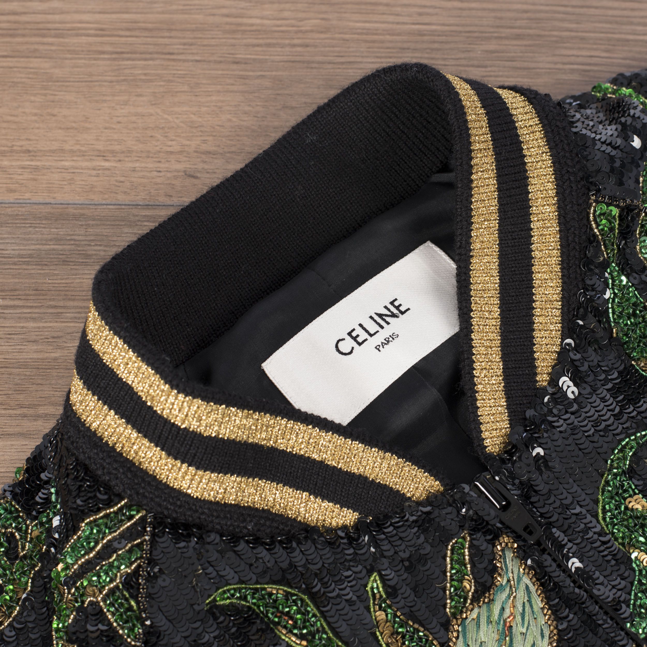 Celine Teddy Jacket With Angels Trumpets Sequins Embroidery Size US M / EU 48-50 / 2 - 9 Thumbnail