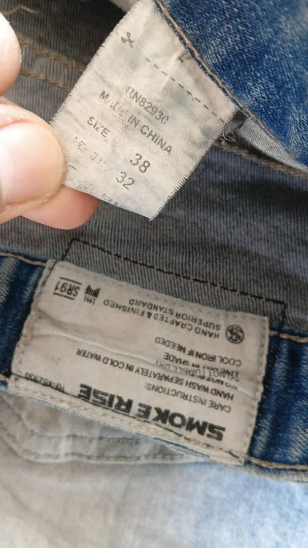 Japanese Brand 🔥Japanese Brand Smoke Rise Distressed patchwork Pants Size US 38 / EU 54 - 2 Thumbnail