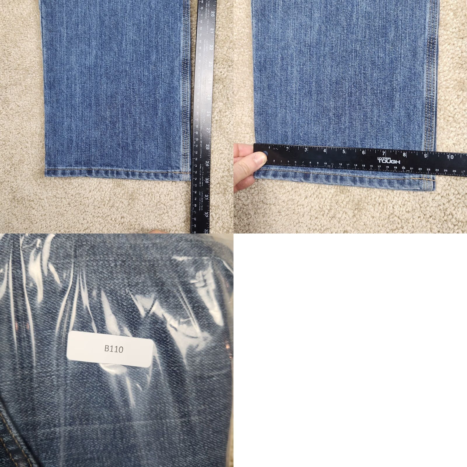 Carhartt Carhartt Jeans Mens 38x30 Relaxed Fit Medium Wash Blue Denim 101483-980 B110 Size US 40 / EU 56 - 8 Thumbnail