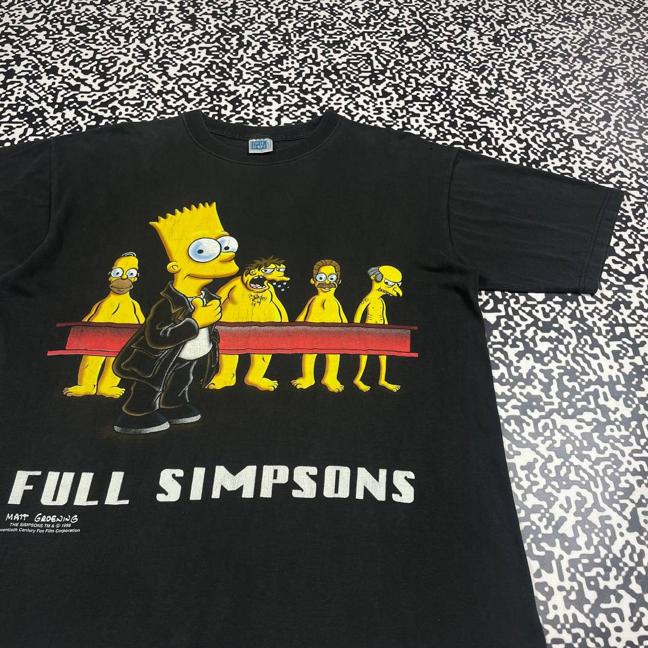 Cartoon Network Vintage 1998 Simspons Humor Cartoon Faded T-shirt 90s Size US L / EU 52-54 / 3 - 5 Thumbnail