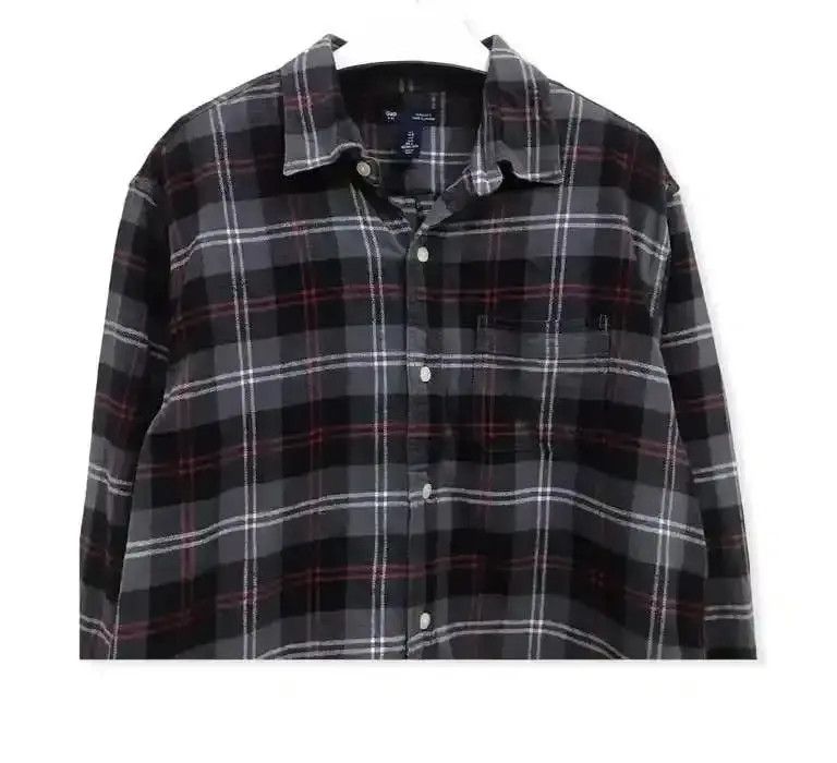 Gap Gap Plaid Tartan Flannel Shirt Size US M / EU 48-50 / 2 - 2 Thumbnail