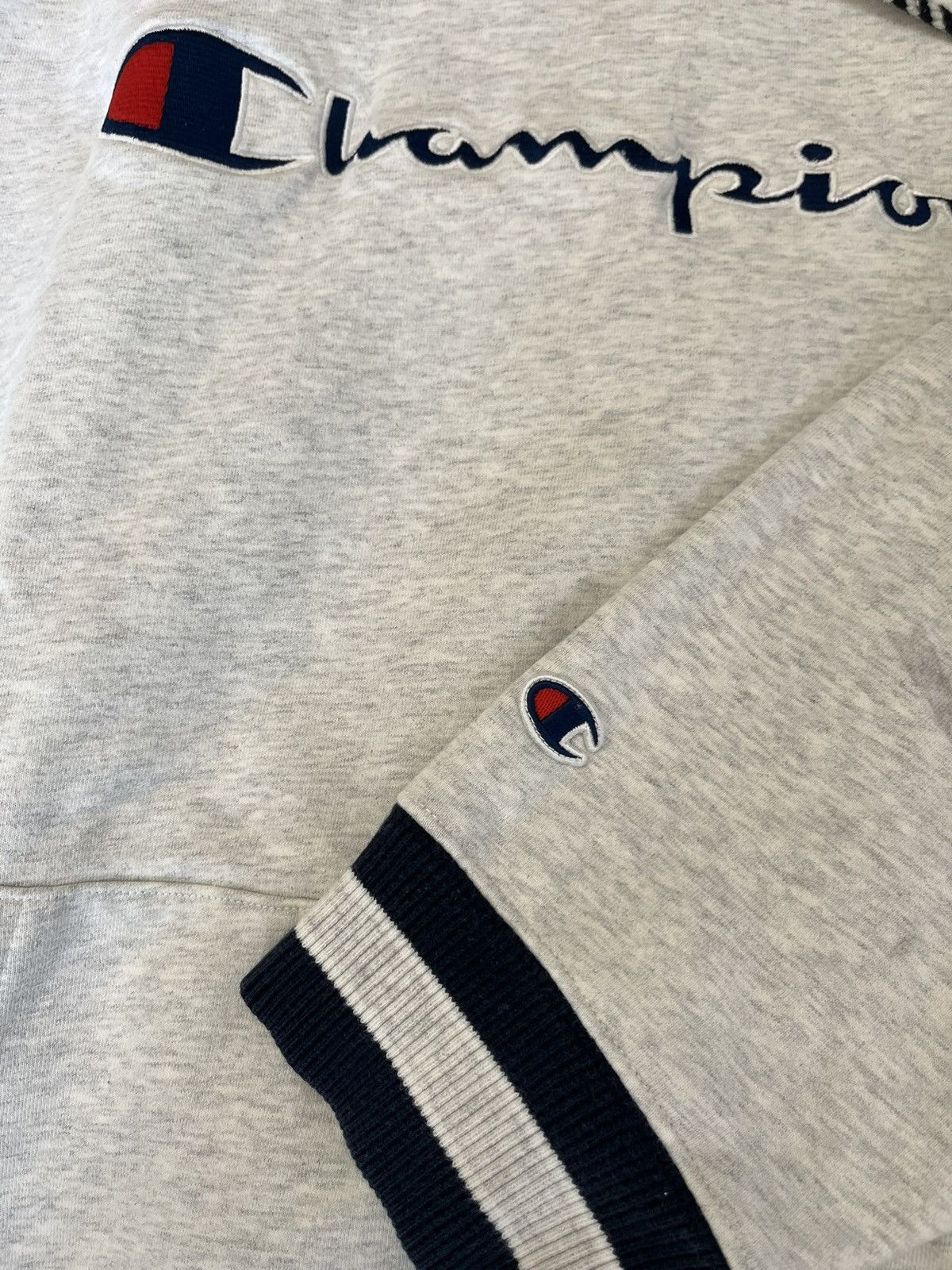 Champion × Supreme Grey supreme champion hoodie XL Size US XL / EU 56 / 4 - 4 Thumbnail