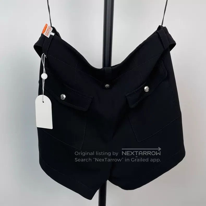Louis Vuitton Louis Vuitton Black Silver Button Suit Shorts Size US 40 / EU 56 - 2 Thumbnail
