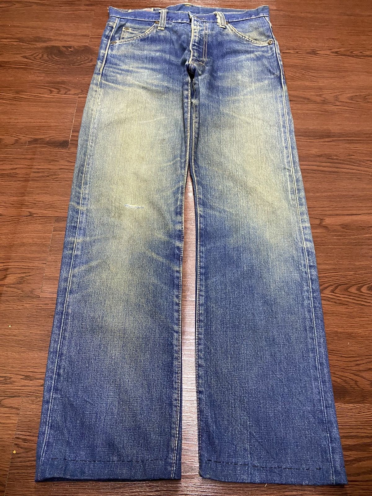 Vintage Vintage Bobson Authentic Western Jeans Mud Wash Loose Jeans Size US 31 - 1 Thumbnail