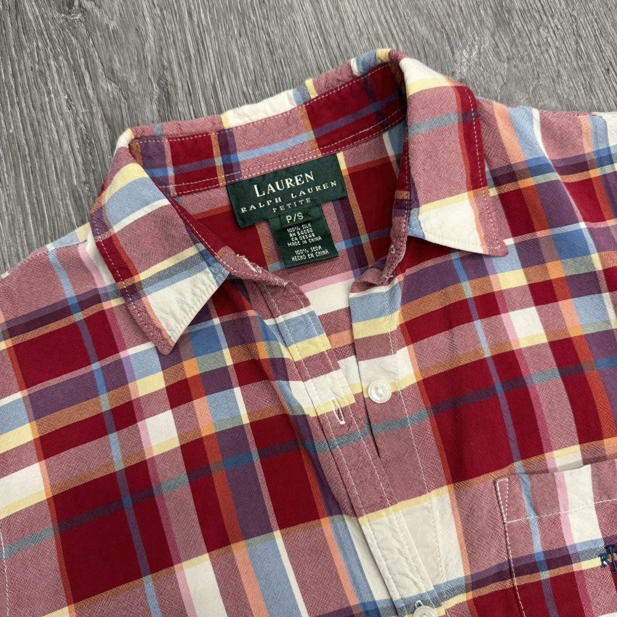 Lauren Ralph Lauren Lauren Ralph Lauren Plaid Button-Down Shirt Size Small Size S / US 4 / IT 40 - 6 Thumbnail
