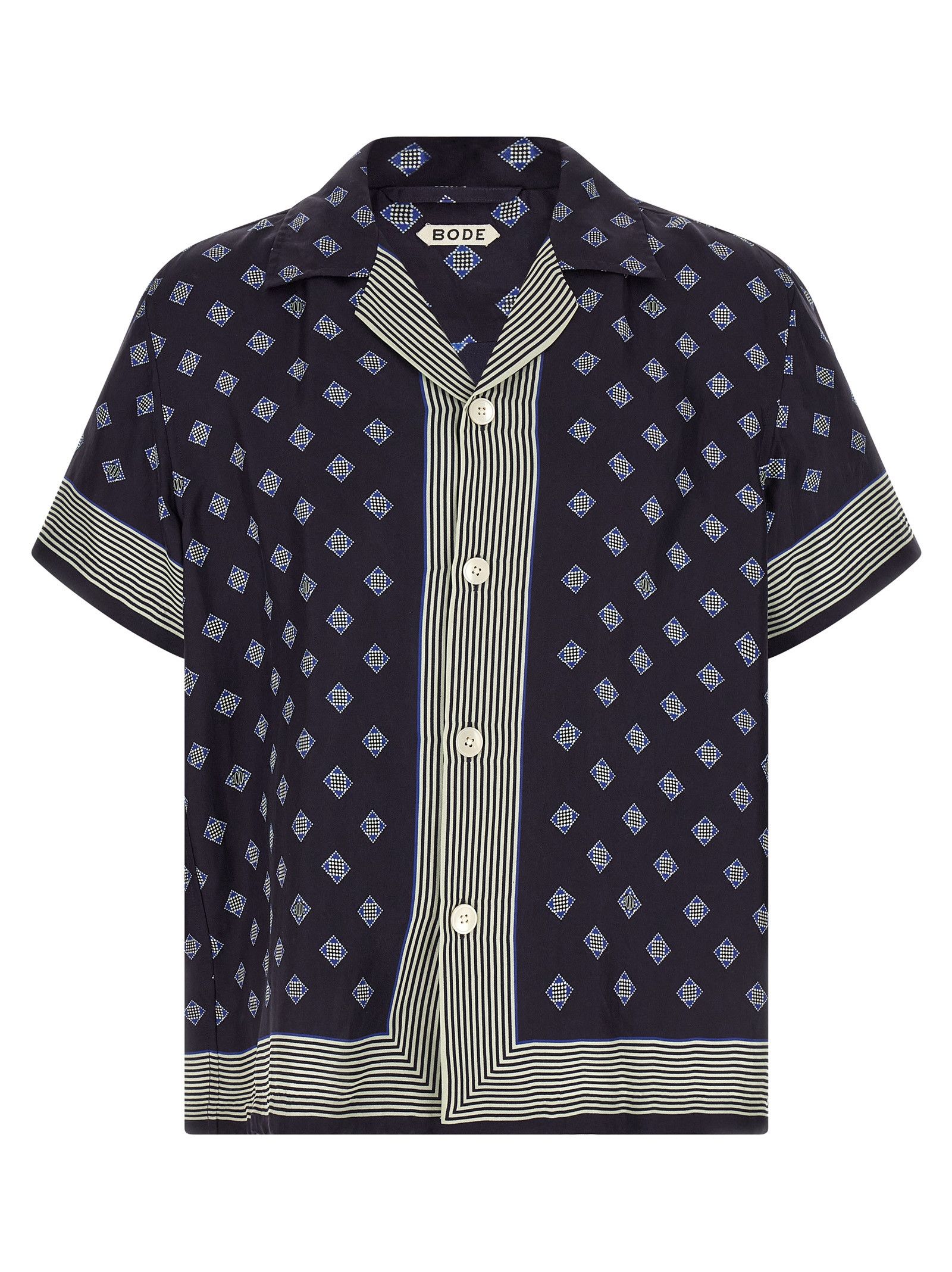 Bode 'Foyer Diamond' shirt Size US L / EU 52-54 / 3 - 1 Thumbnail