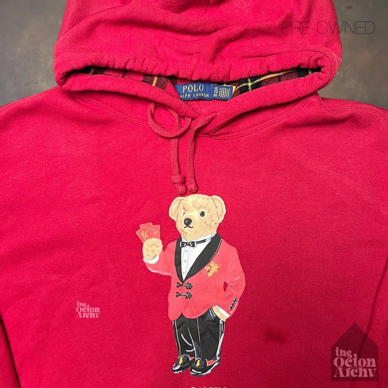Polo Ralph Lauren Polo Bear x Ralph Lauren Lunar New Year Fleece Hoodie Size US XL / EU 56 / 4 - 3 Thumbnail