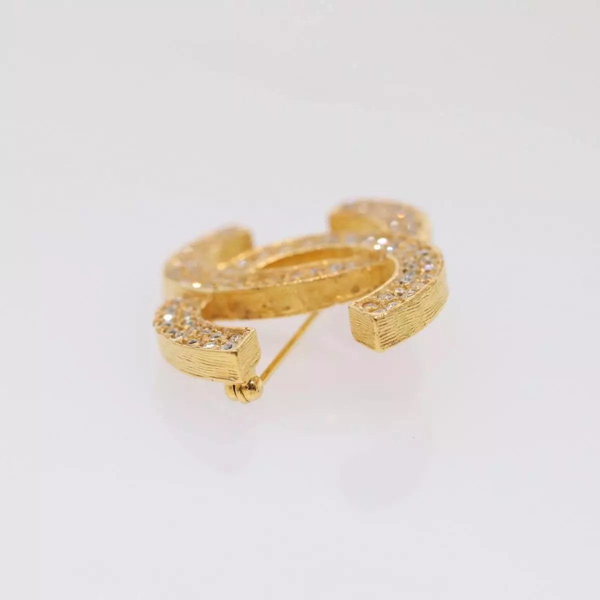 Chanel CHANEL COCO Mark Brooch metal Gold CC Auth Size ONE SIZE - 8 Thumbnail