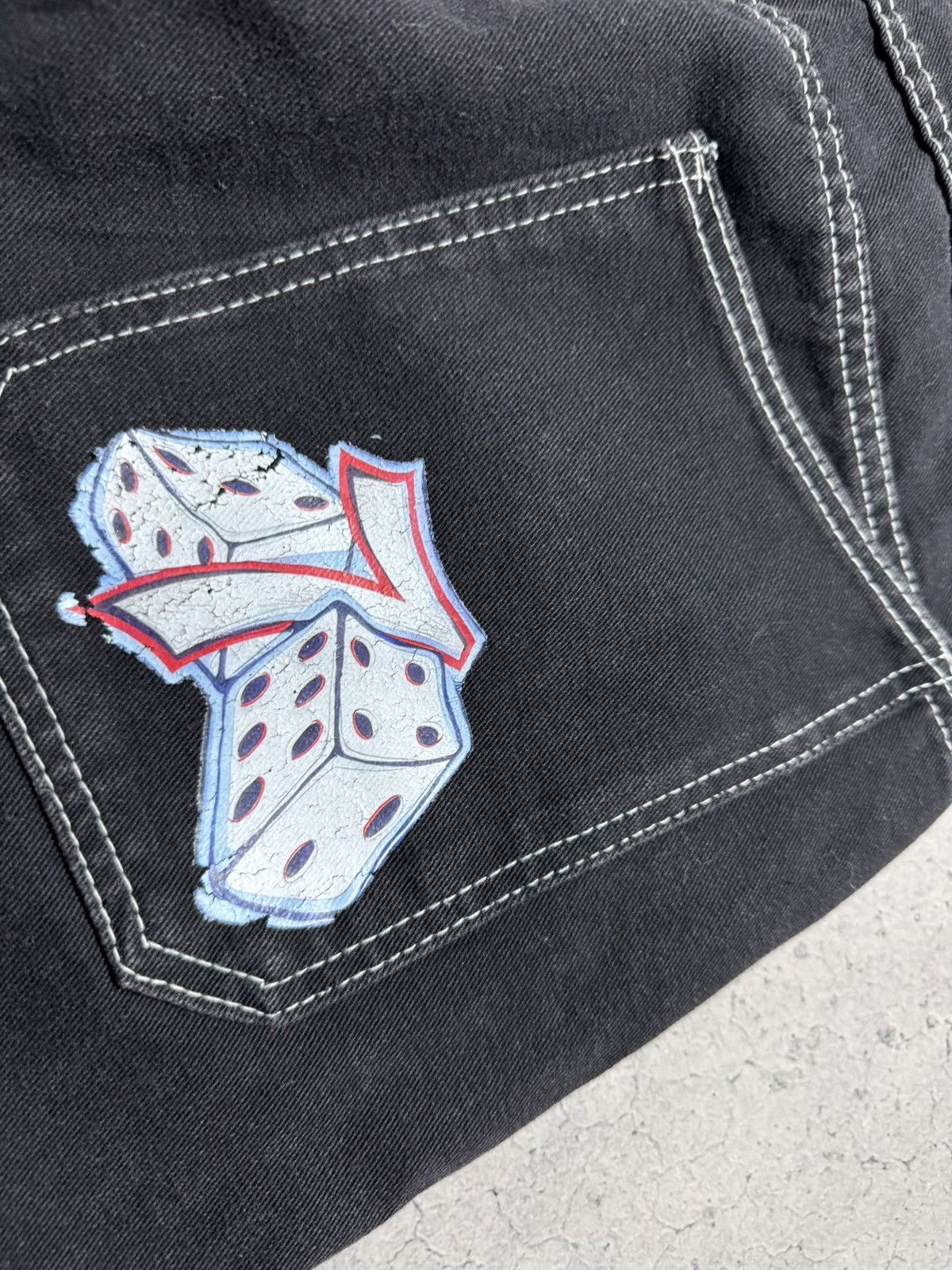 JNCO Jnco Jeans Baggy Rap Skate Shorts Denim #7 Size US 34 / EU 50 - 7 Thumbnail