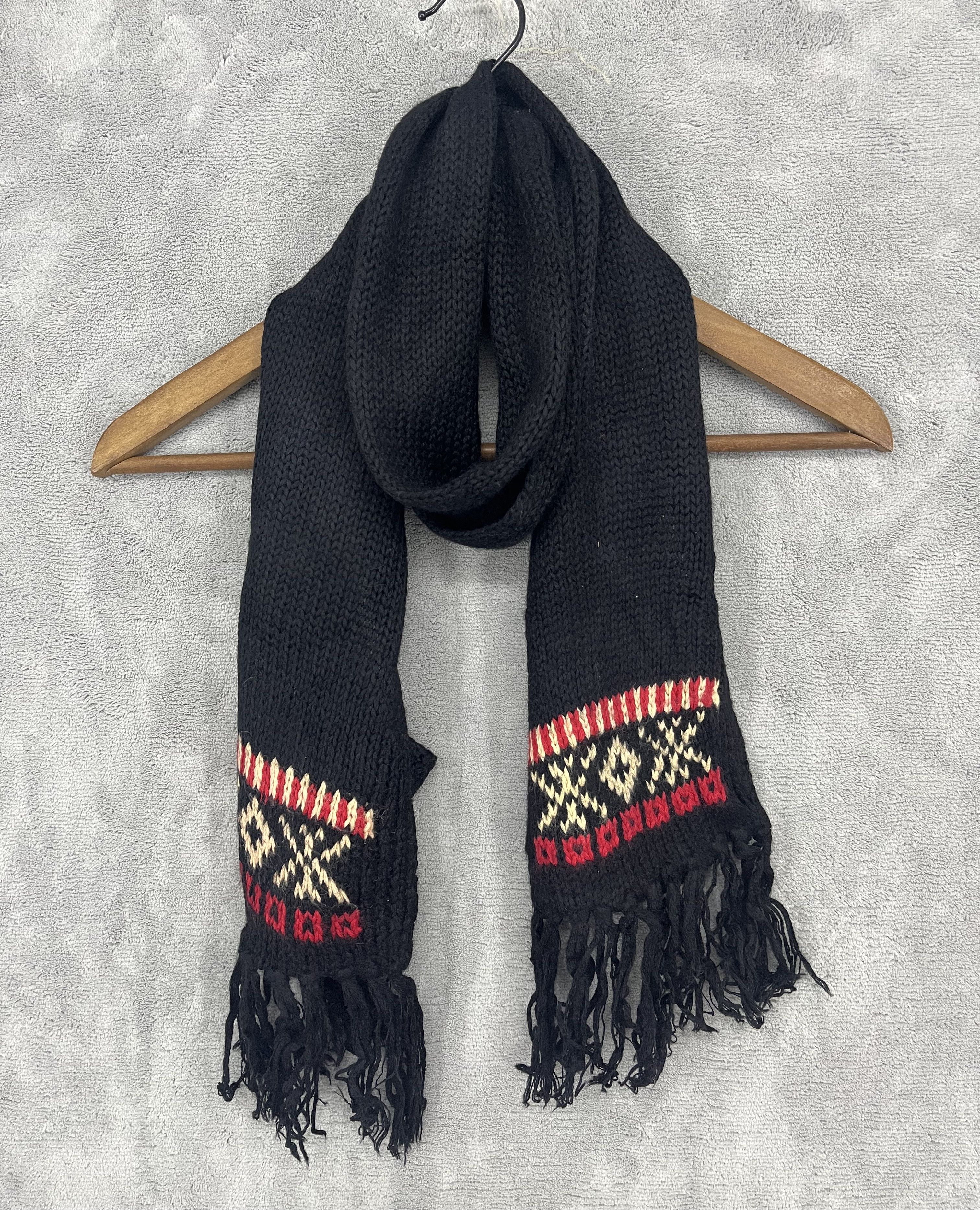 image of East Boy Scarf Muffler Neck Scarf in Black, Men's