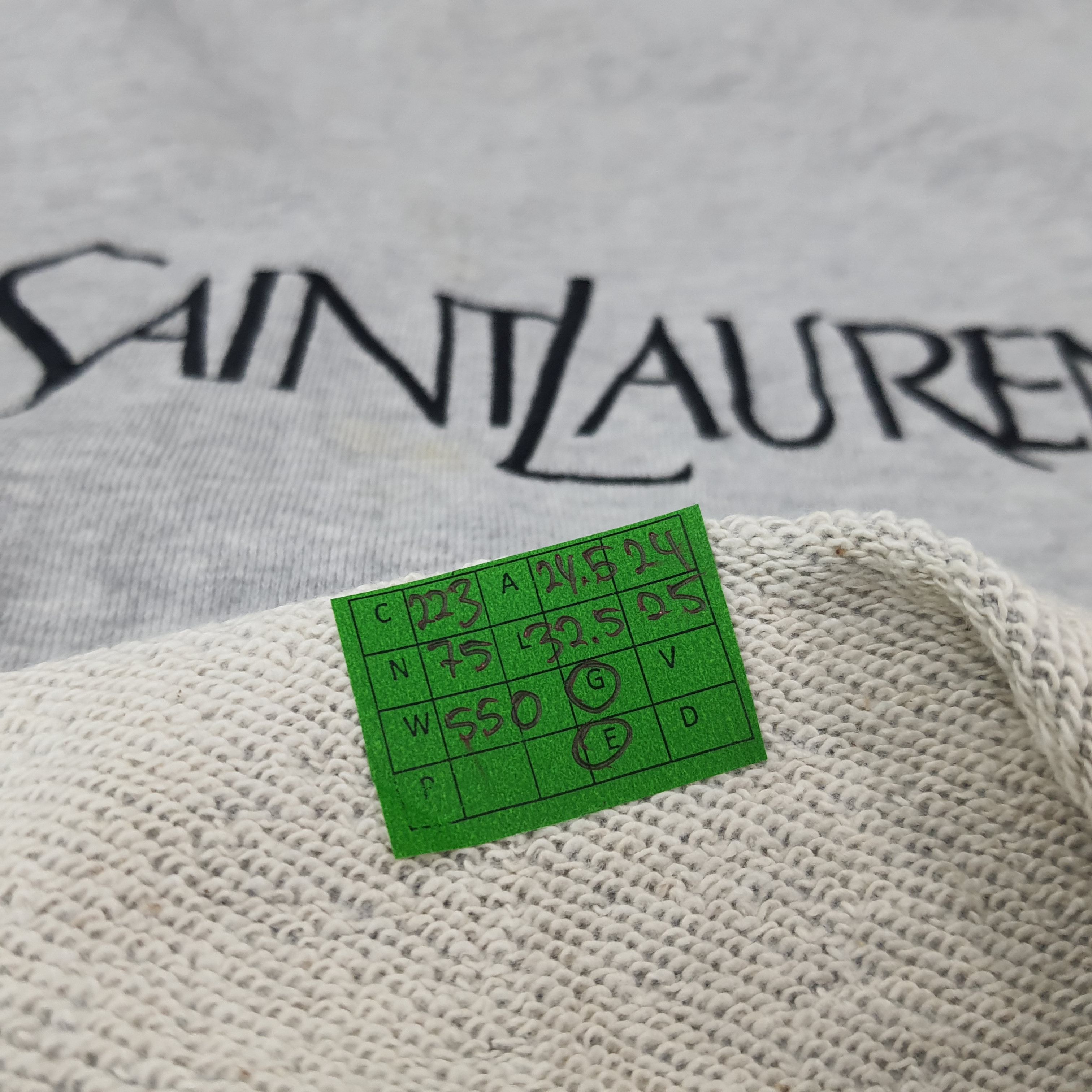 Yves Saint Laurent Vintage YSL Yves Saint Laurent Luxury Brand Tshirt C223N75 Size US XL / EU 56 / 4 - 7 Thumbnail