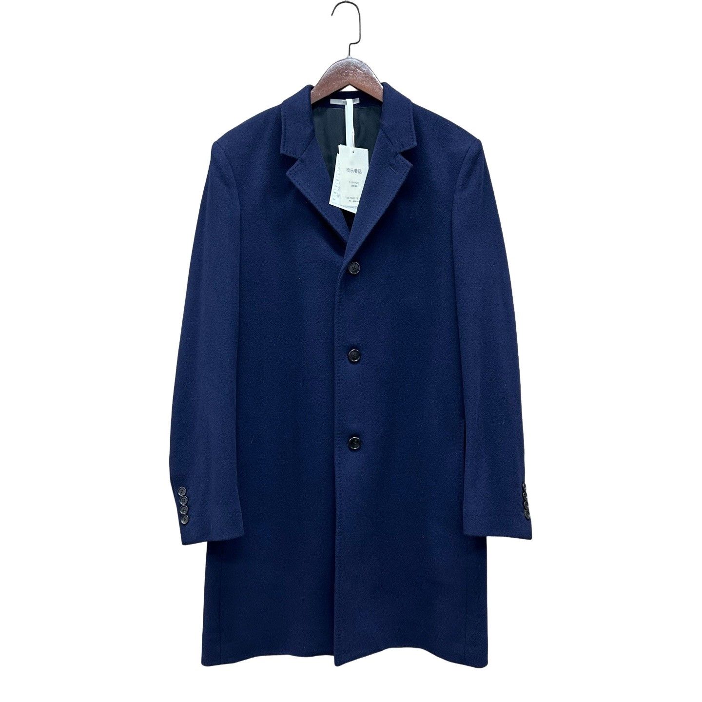 Dior Dior Navy Cashmere Coat Size M Size US M / EU 48-50 / 2 - 1 Thumbnail
