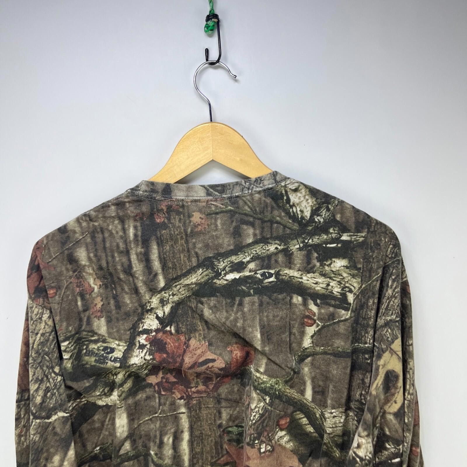Mossy Oaks Vintage Y2K Camo Tree Long Sleeve Mossy Oak Shirt XL Real Size ONE SIZE - 11 Thumbnail