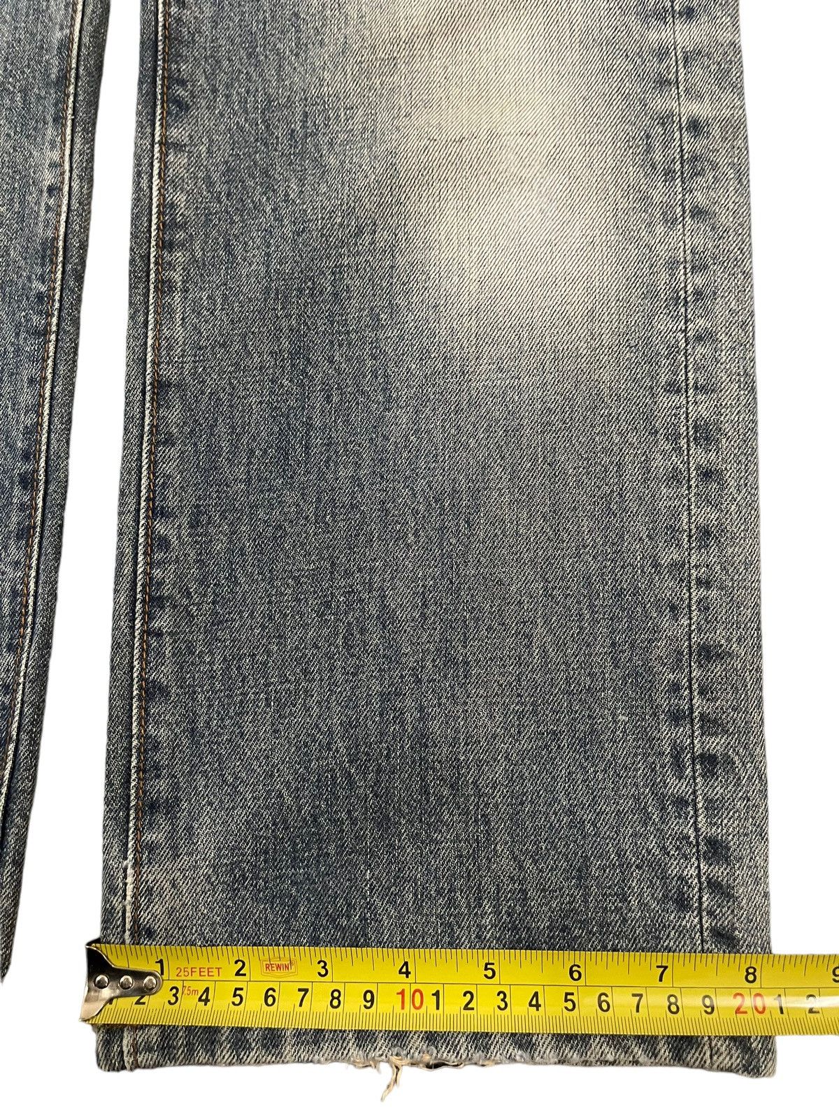 Big John Vintage 90s Big John Bleached Distress Style Jeans Size US 30 / EU 46 - 15 Thumbnail