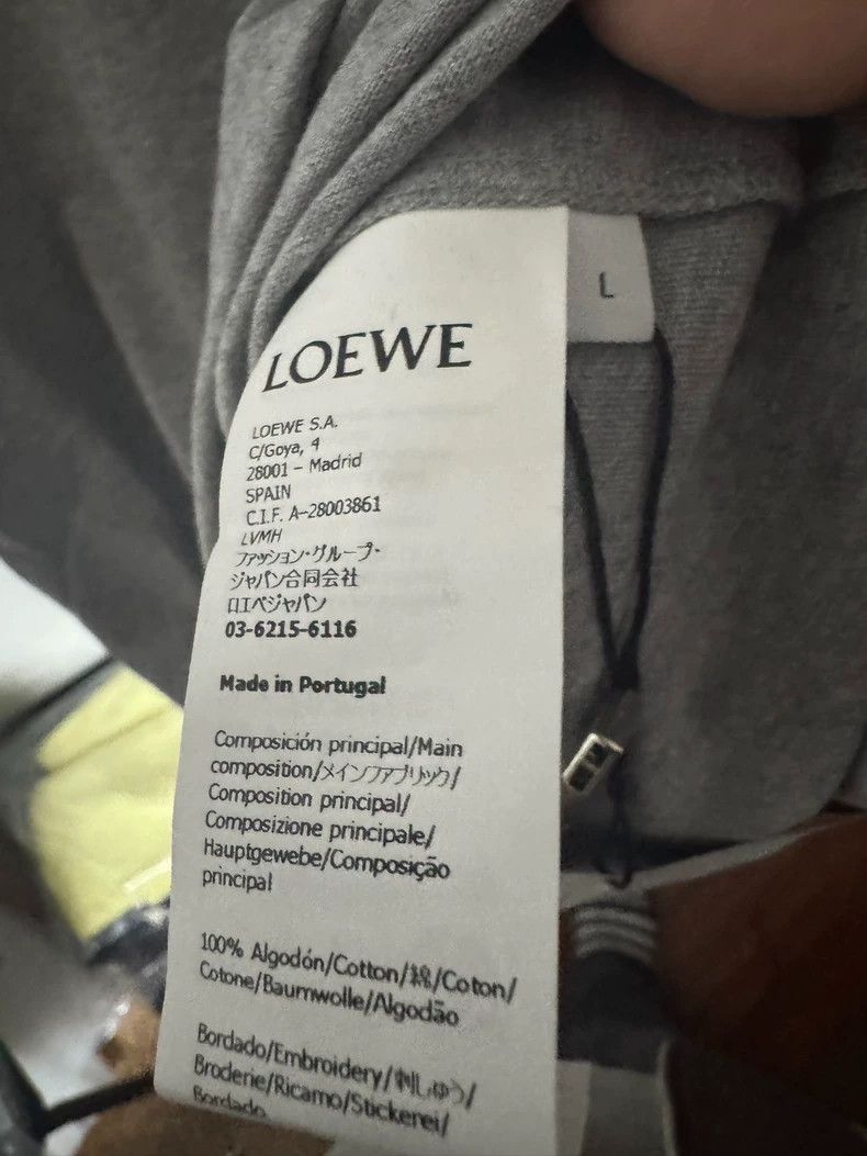 Loewe LOEWE Gray logo short sleeves Size L / US 10 / IT 46 - 4 Thumbnail
