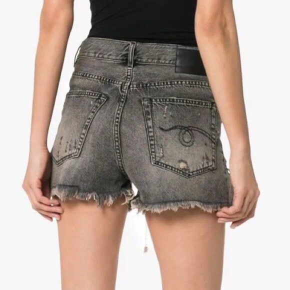 R13 R13 Black Shredded Slouch Short - 30", NWTs 🇮🇹 Size 30" / US 8 / IT 44 - 13 Thumbnail