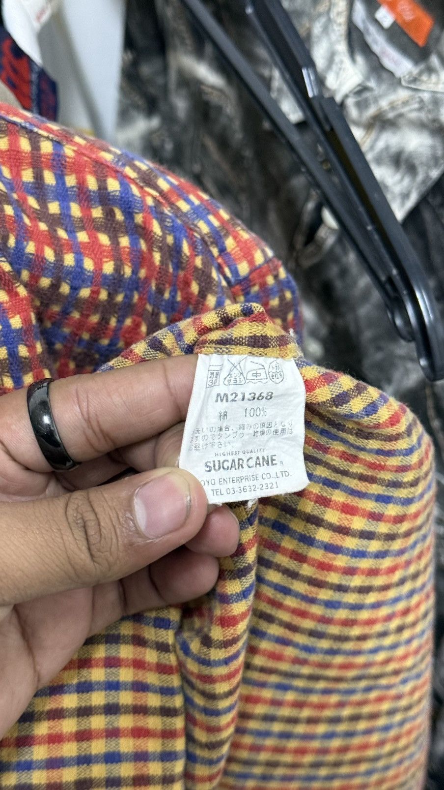 Sugar Cane SUGAR CANE JAPAN PLAID FLANNEL SHIRT Size US L / EU 52-54 / 3 - 6 Thumbnail