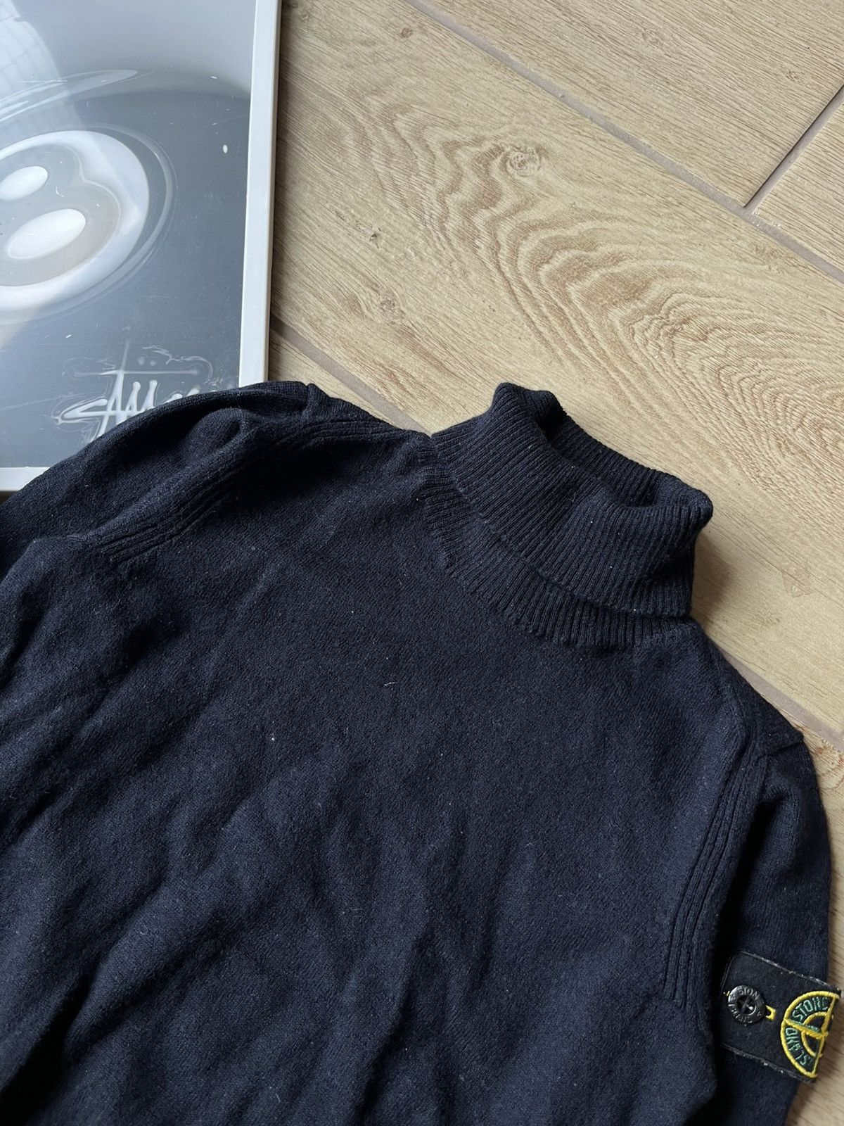 Stone Island × Vintage Stone Island Vintage 100% Wool Sweater JUNOIR Streetwear Size US M / EU 48-50 / 2 - 3 Thumbnail