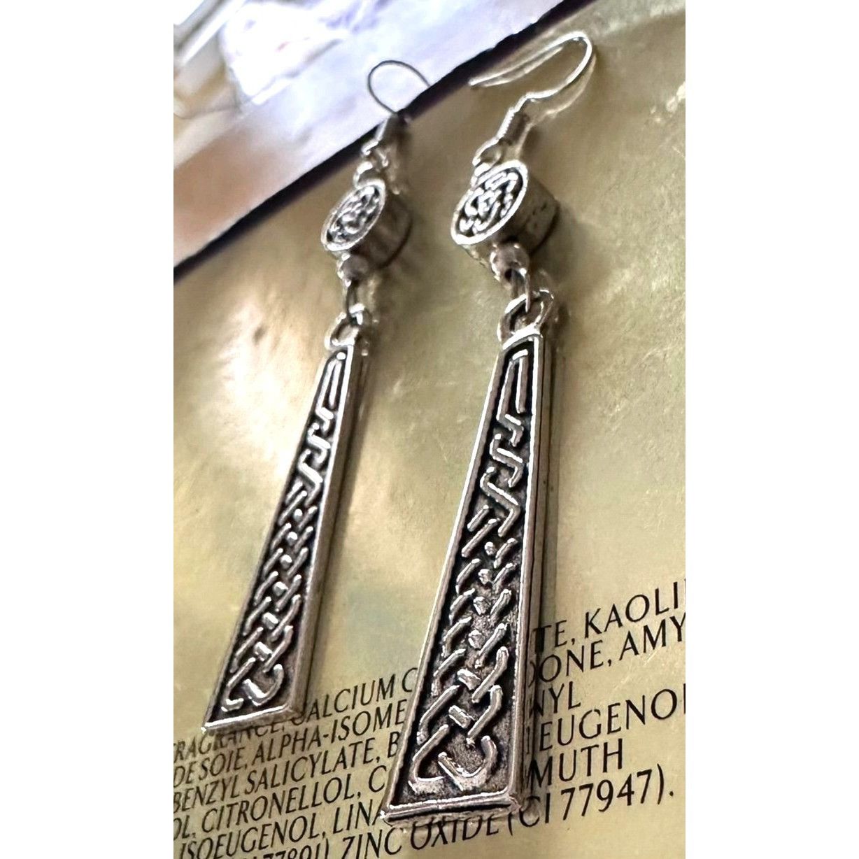 Handmade Celtic Knot Earrings Irish Jewelry St Patricks Day Parade Pa Size ONE SIZE - 7 Thumbnail