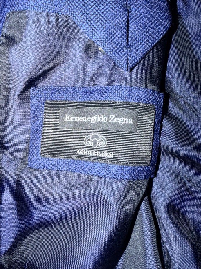 Ermenegildo Zegna Zegna Milano Easy Wool Silk Blazer Size 42R - 6 Thumbnail