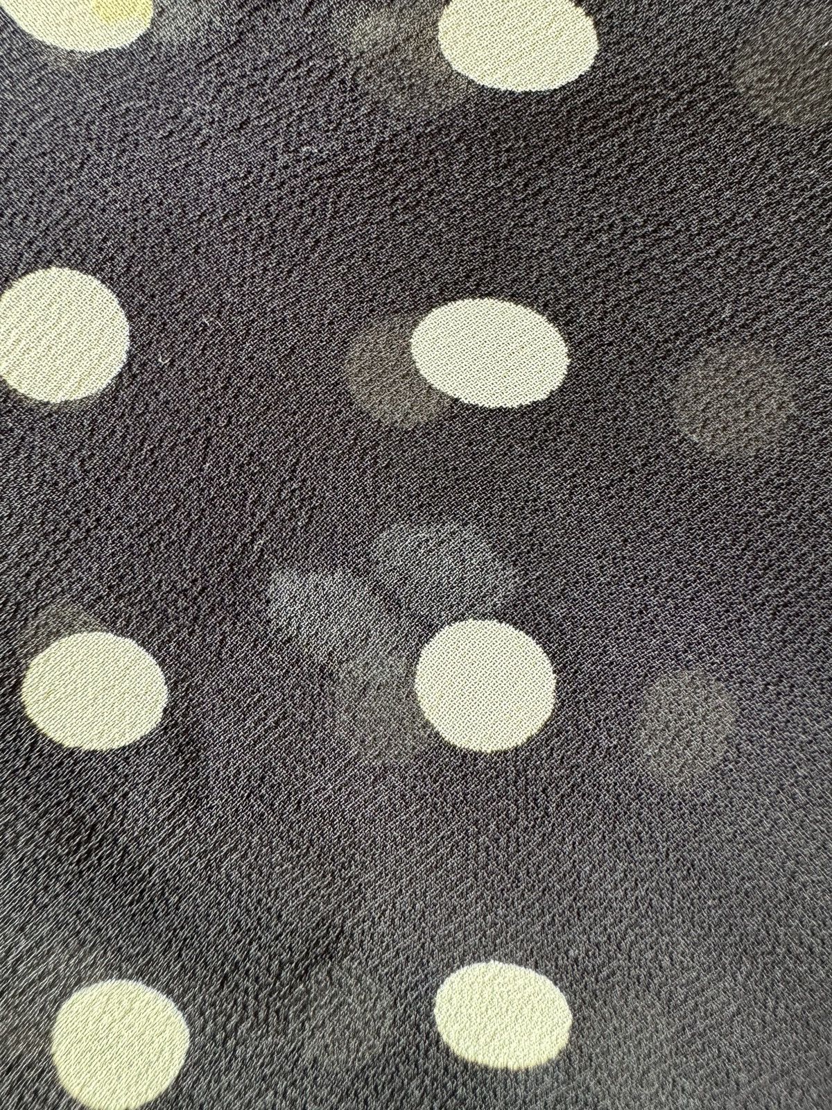 Comme des Garcons × Tricot Comme des Garcons Tricot Comme Des Garçons sheer polka dot herringbone blouse Size ONE SIZE - 6 Thumbnail