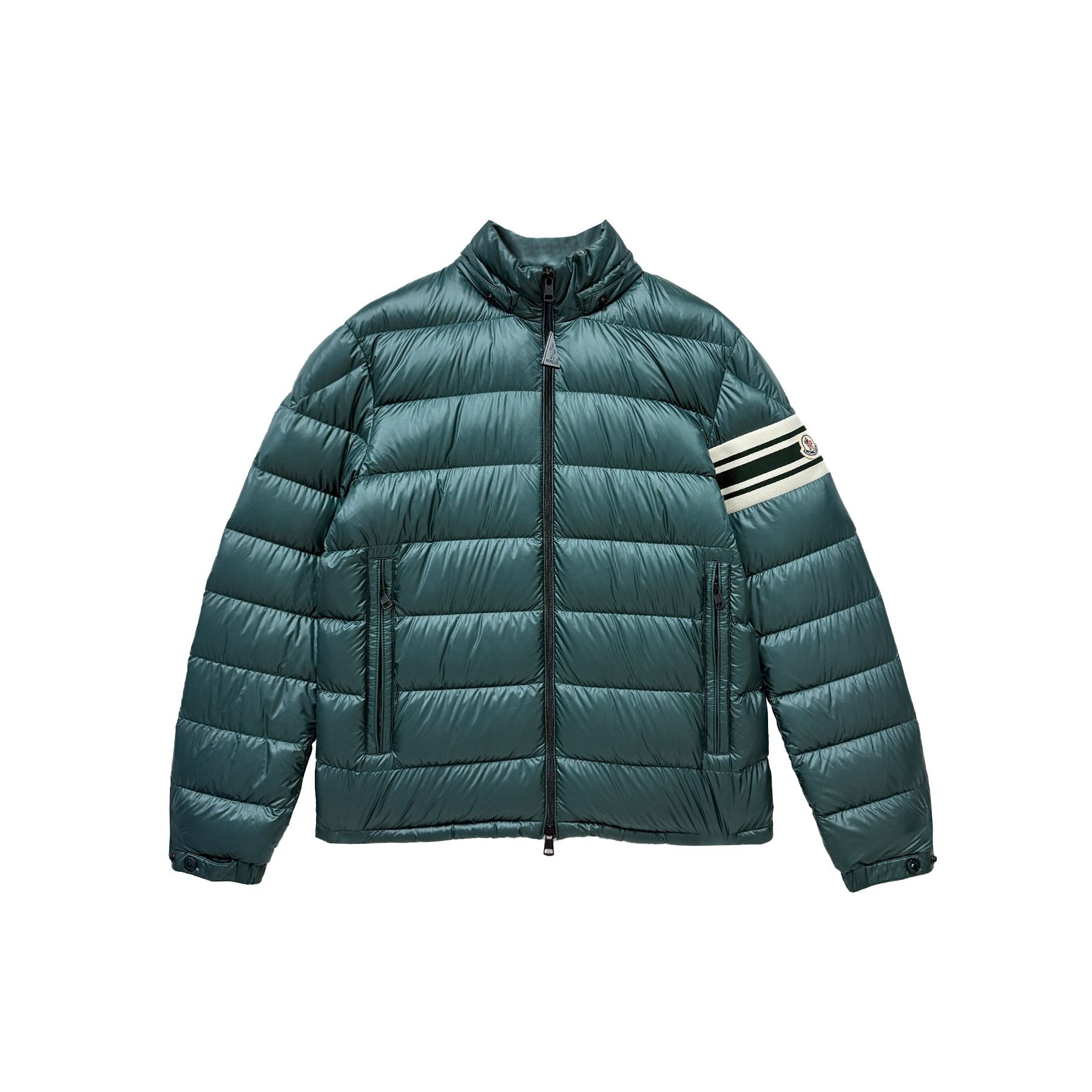 Moncler Moncler Landre Green Down Jacket Size XXS / US 00 / IT 34 - 1 Thumbnail