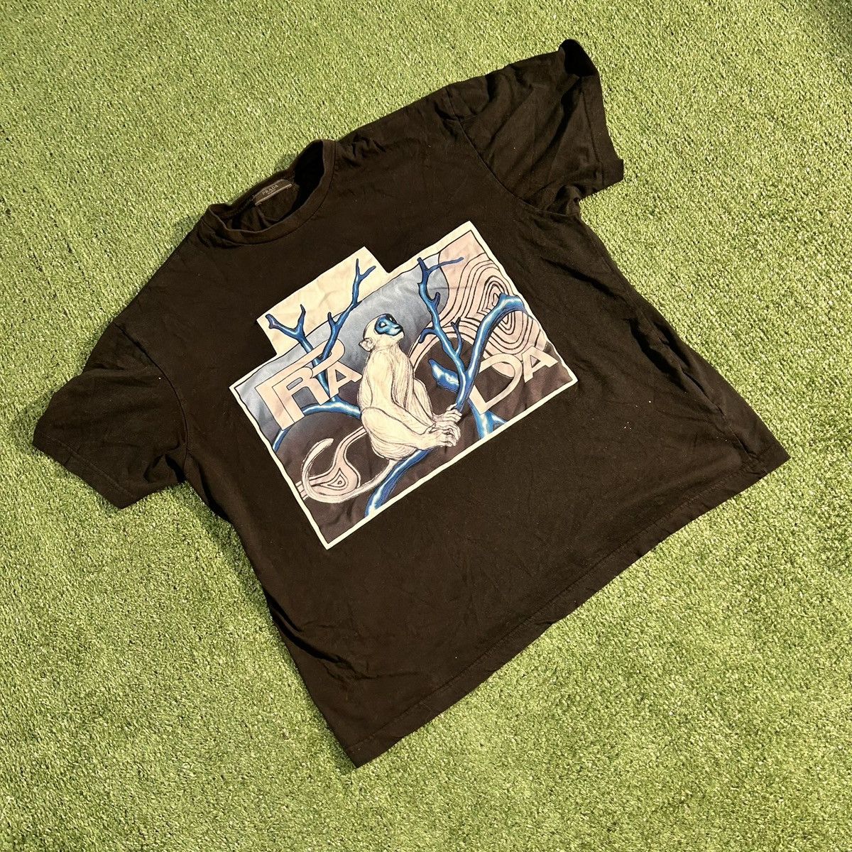 Prada Insane grail 2017 prada cyber monkey t shirt Size US M / EU 48-50 / 2 - 2 Thumbnail