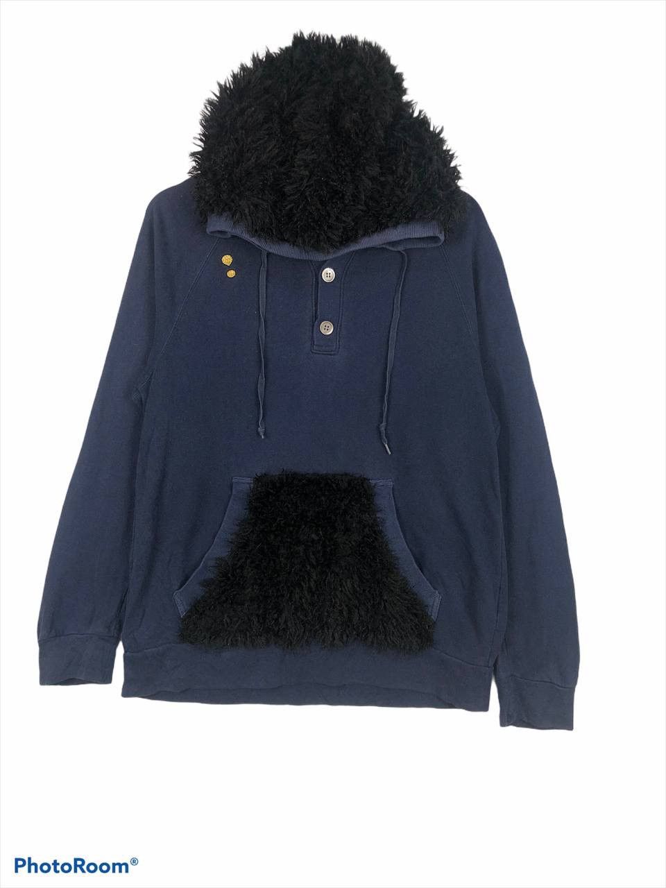 Issey Miyake VINTAGE MERCIBEAUCOUP BY ISSEY MIYAKE FUR HOODIE Size M / US 6-8 / IT 42-44 - 1 Thumbnail
