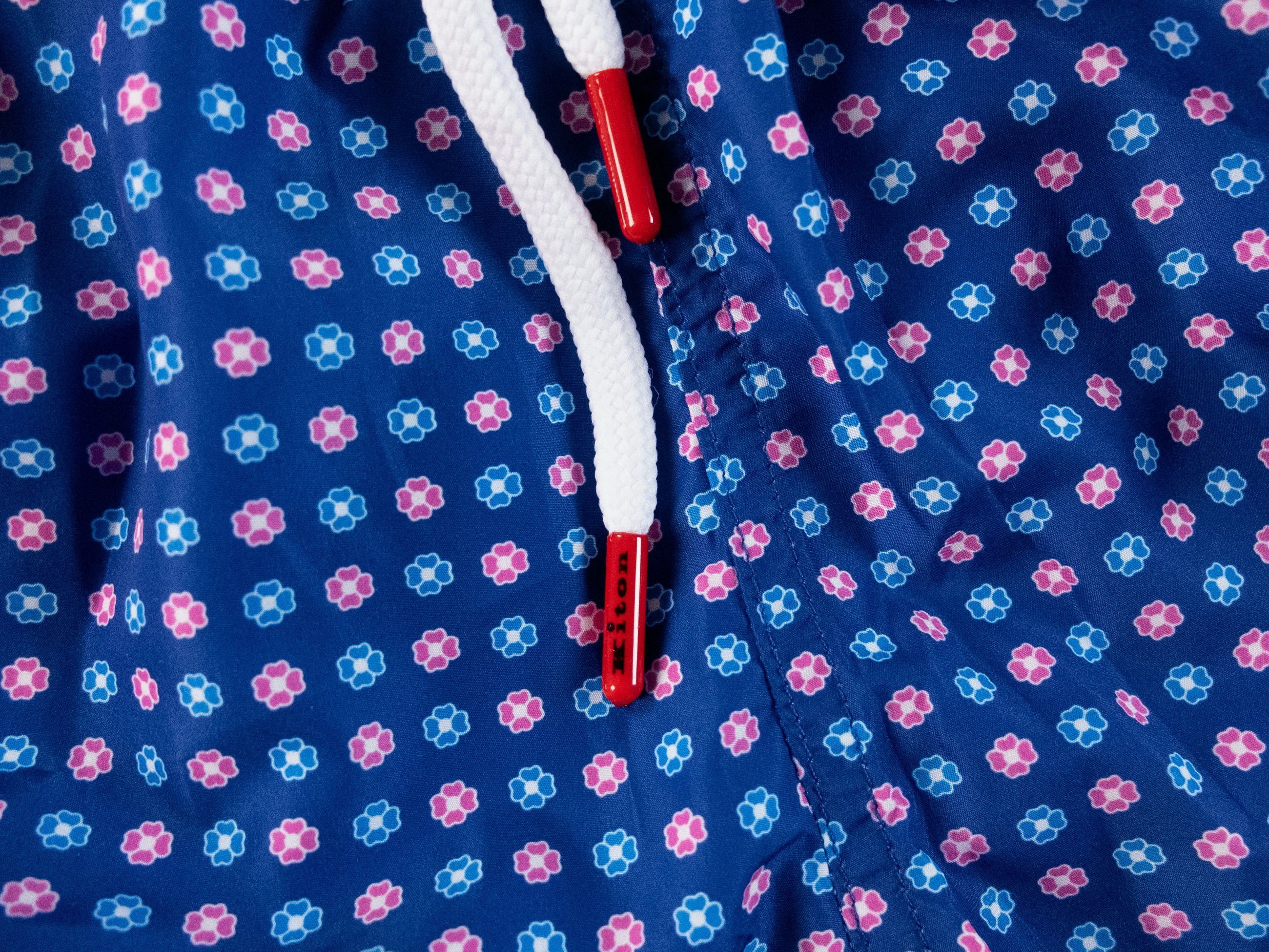 Kiton KITON Napoli blue floral print nylon swim shorts Medium Size US 32 / EU 48 - 3 Thumbnail