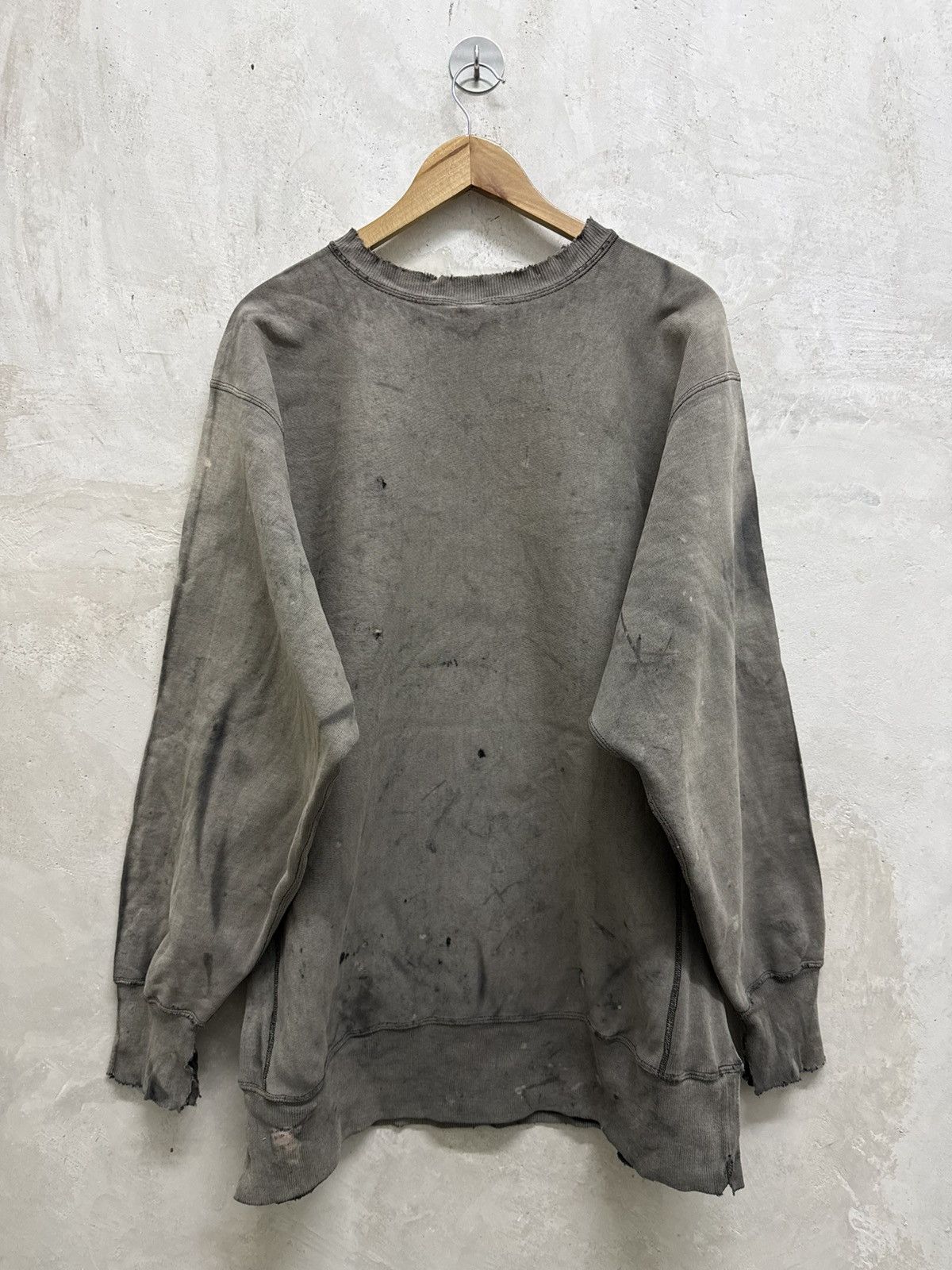 Champion Vintage 90’s Distressed Champion Reverse Weave Crewneck Size US XXL / EU 58 / 5 - 6 Thumbnail