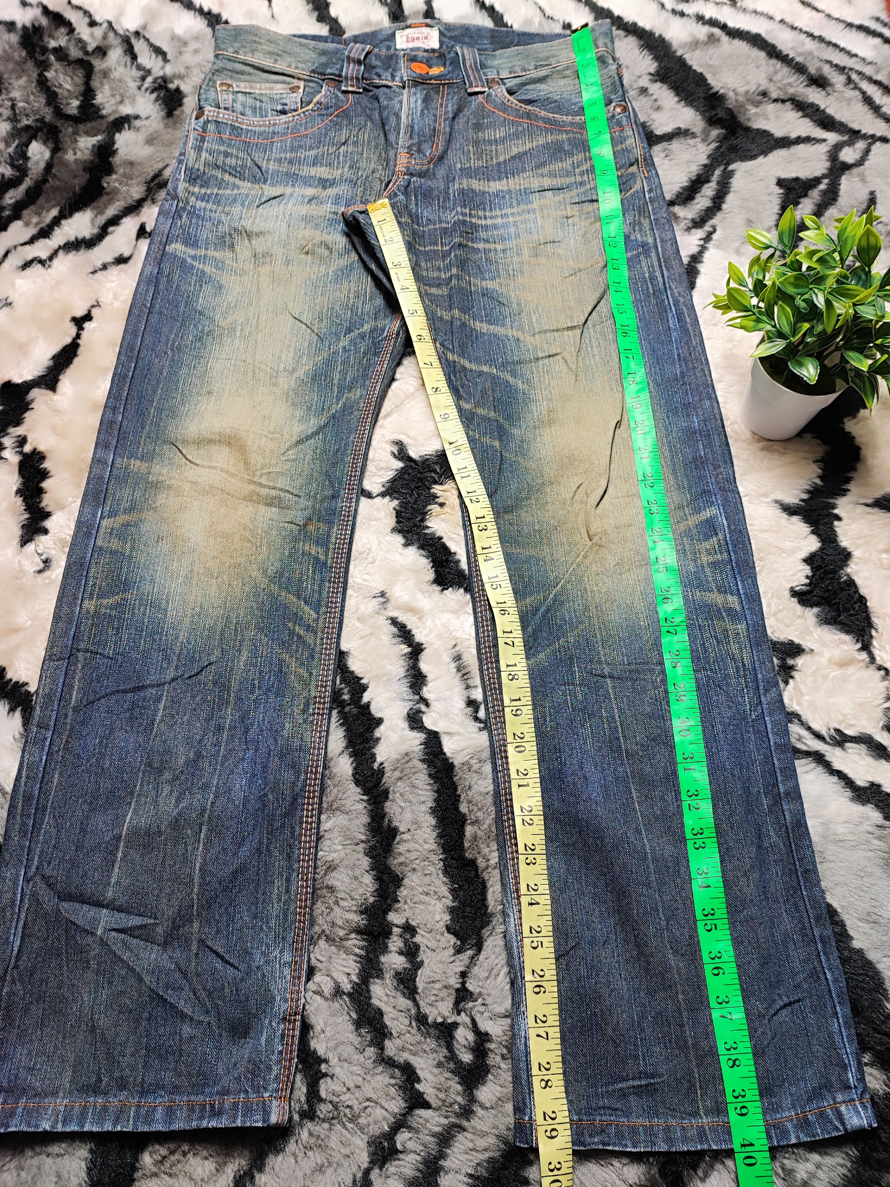 Edwin × JNCO × Southpole Baggy Rusty Denim by Edwin XV Exclusive Vintage. Size US 32 / EU 48 - 3 Thumbnail