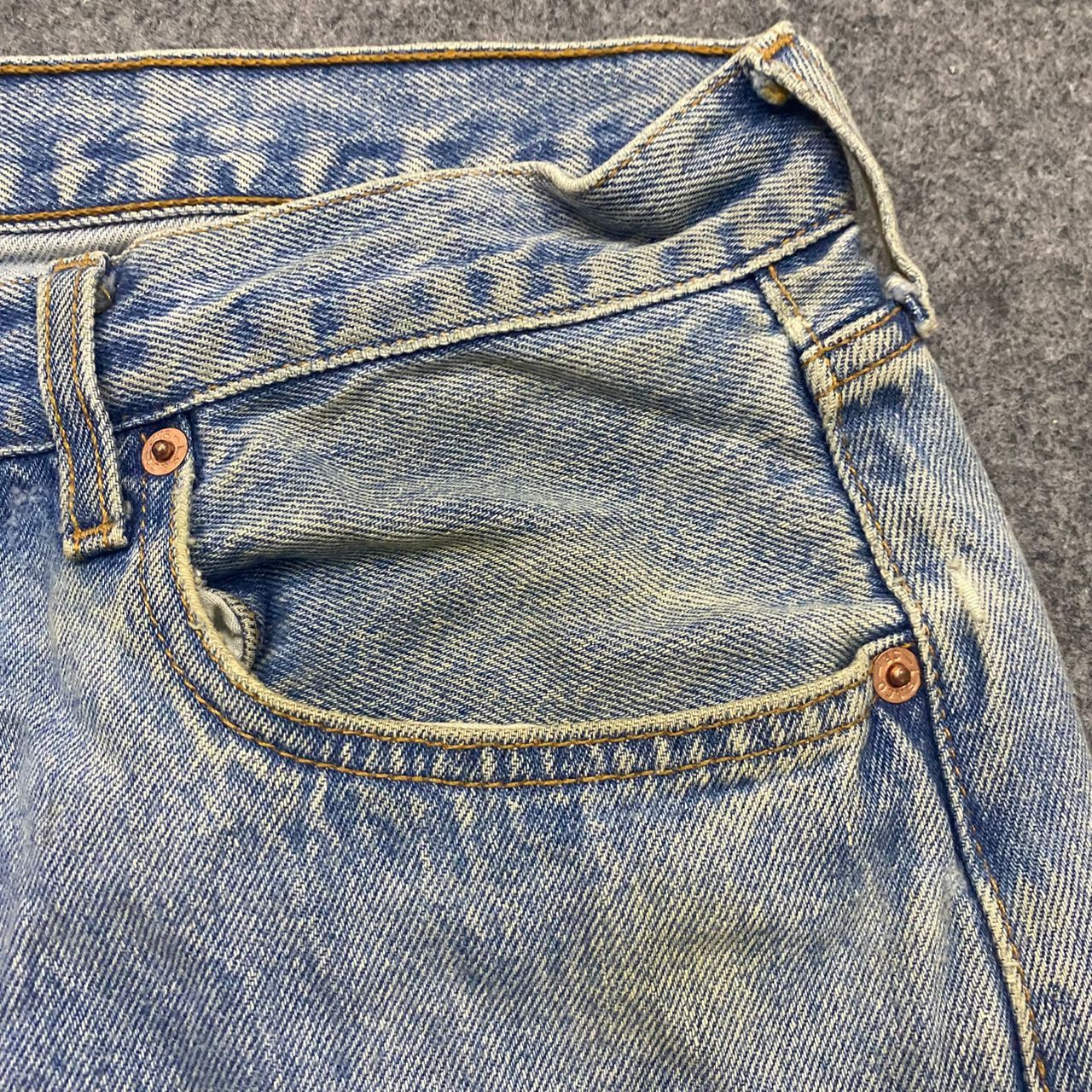 Levi's 💥Best Offer💥Vintage 90s Levis 501 Distressed denim Size US 32 / EU 48 - 9 Thumbnail