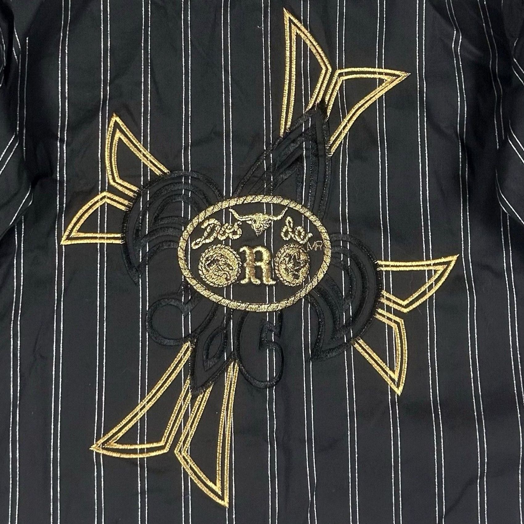 Vintage VINTAGE Dos De Oro Cowboy Shirt Mens M 38 Black Embroidered Button-Up Western Shirt NWT Size US M / EU 48-50 / 2 - 6 Thumbnail