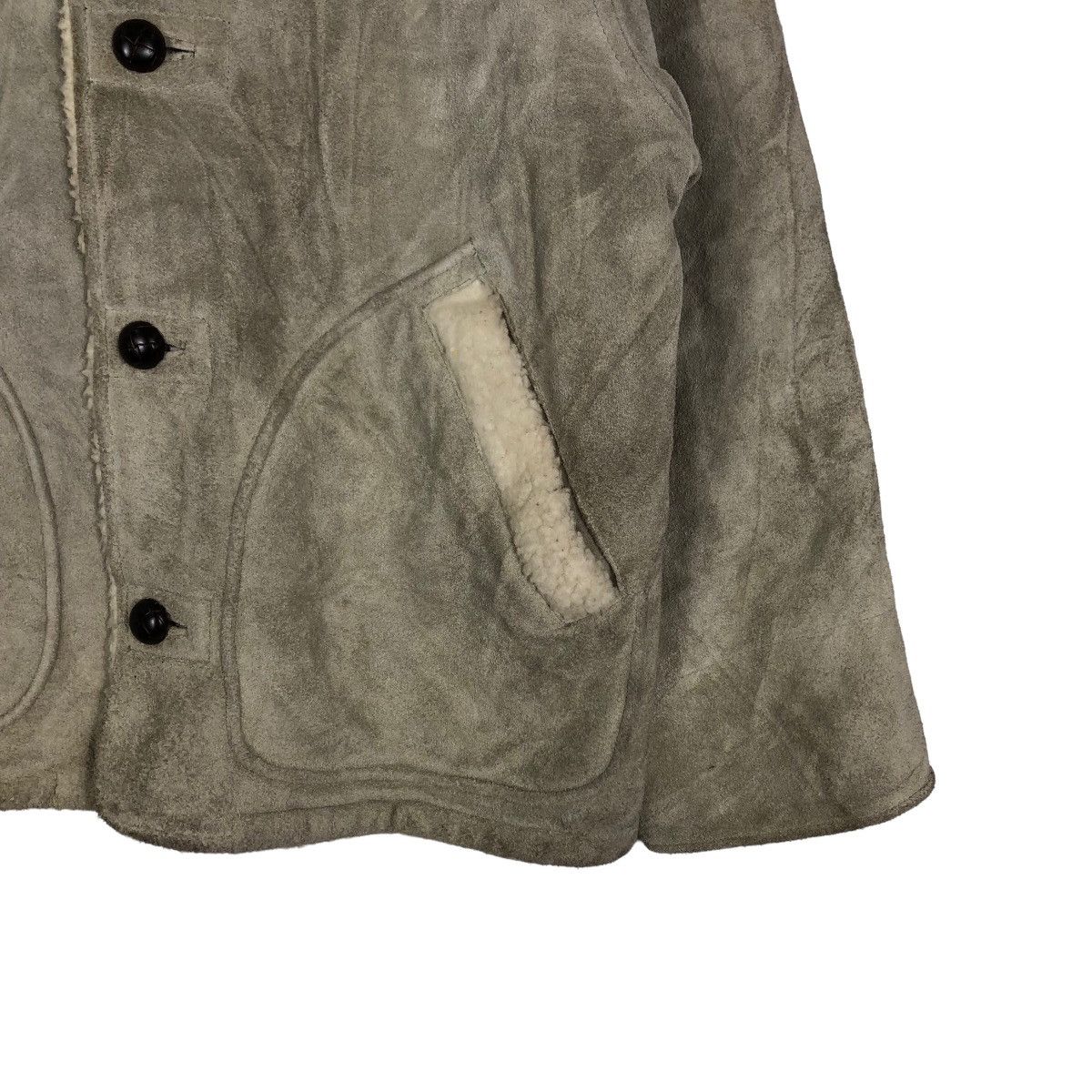 Japanese Brand 🔥70s VINTAGE SUEDE LEATHER CHORE JACKET CREATION CUBE JAPAN Size US M / EU 48-50 / 2 - 5 Thumbnail