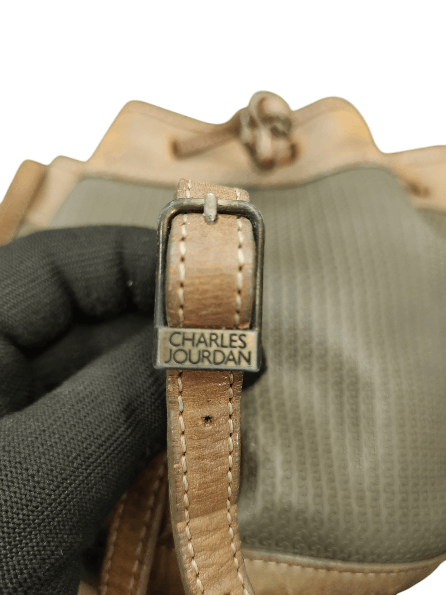 Charles Jourdan Vintage Charles Jourdan Patina Leather Bucket Mini Bag Size ONE SIZE - 11 Thumbnail