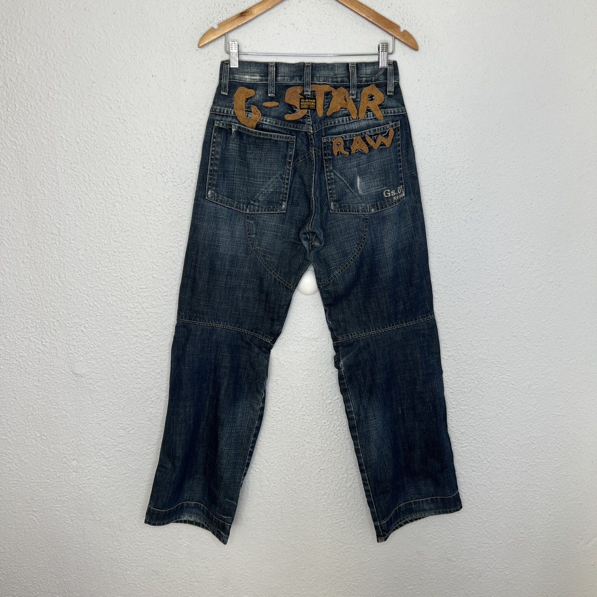 G-Star G-Star Raw Denim Jeans Pants Trousers Big Logo Cargo Baggy Size US 30 / EU 46 - 2 Thumbnail