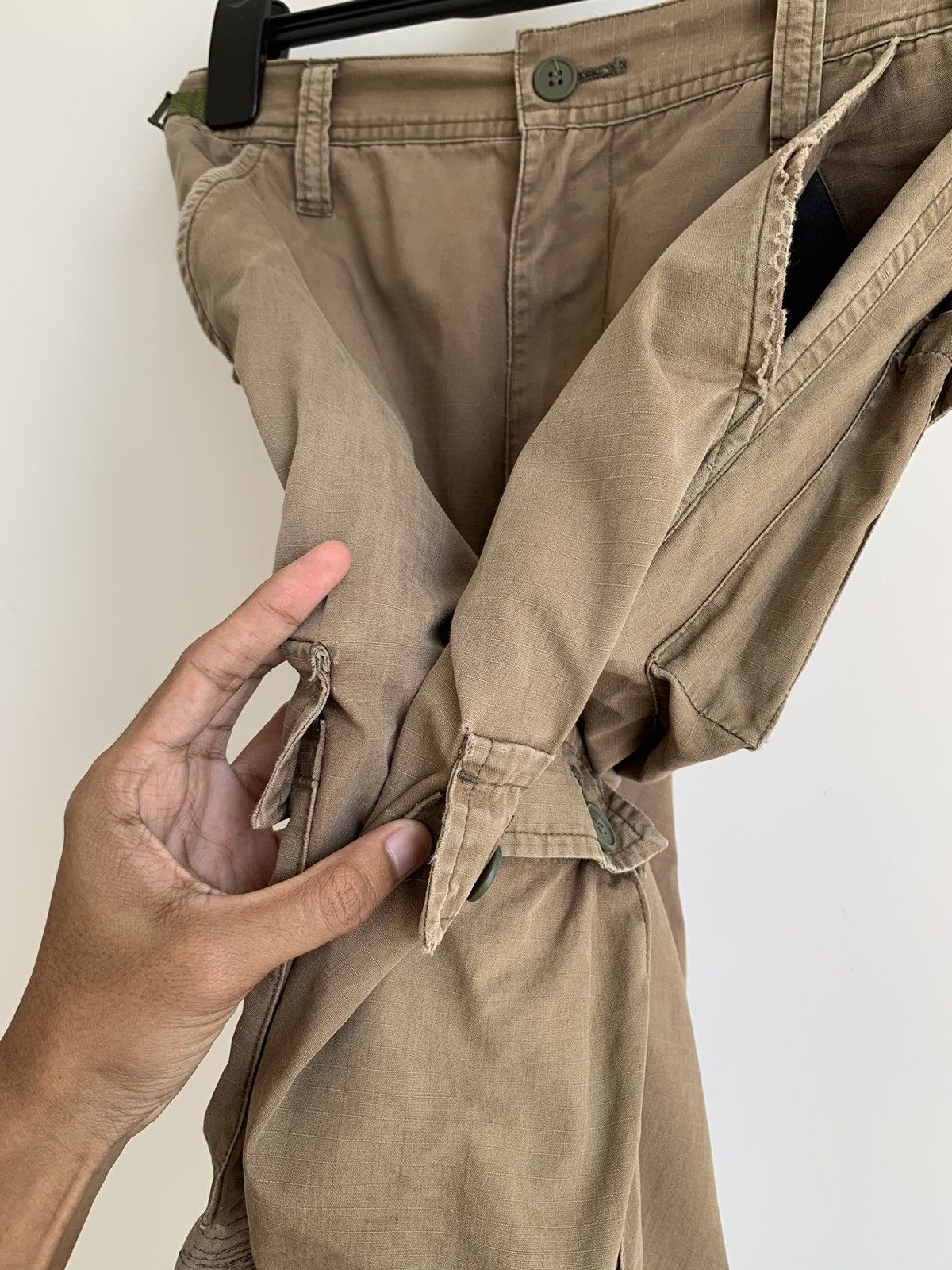 Bape Vintage A Bathing Ape Bape Distressed Cargo Pant Size US 30 / EU 46 - 6 Thumbnail