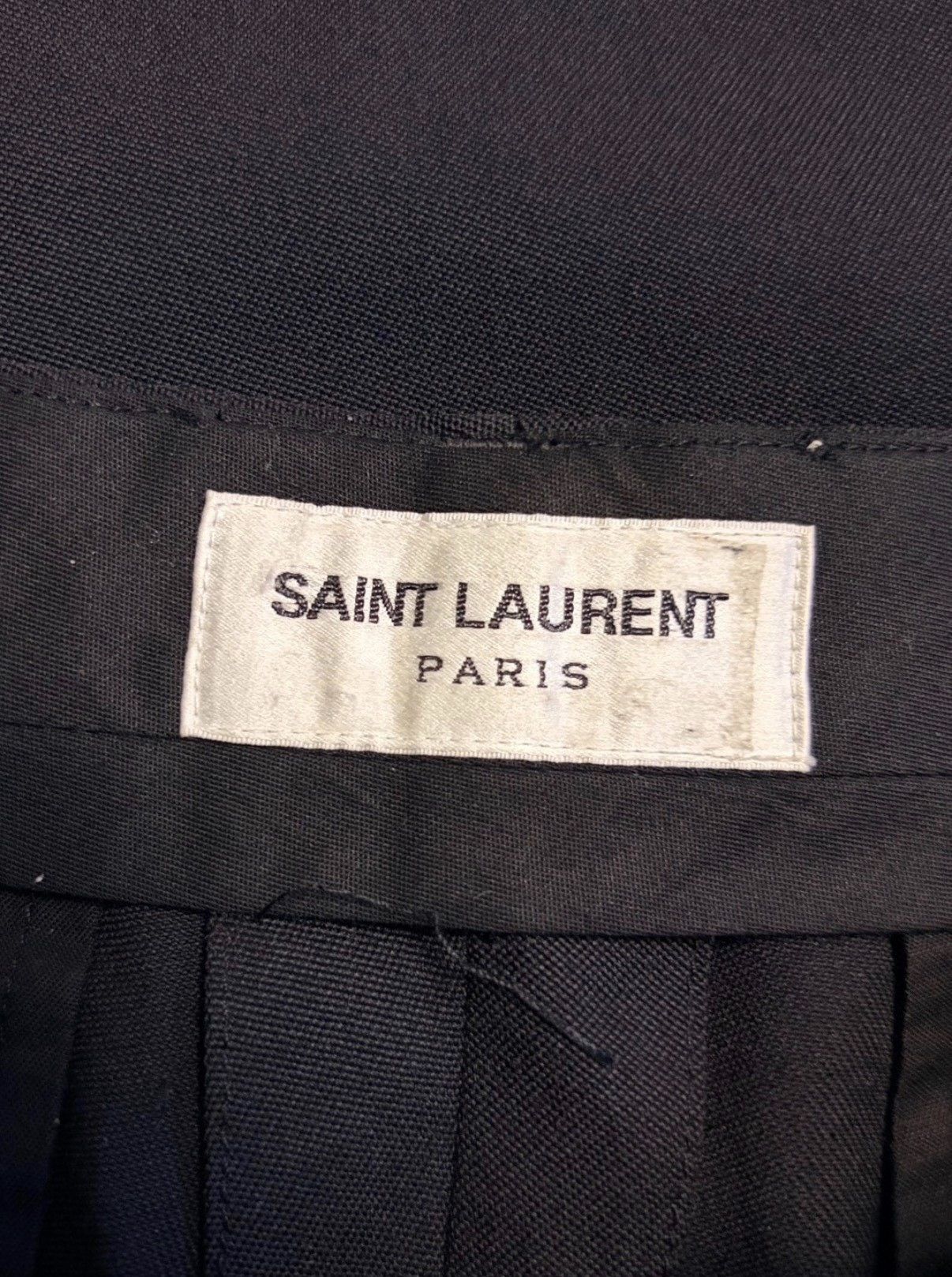 Saint Laurent Paris Saint Laurent SLP 22AW Black Basic Trousers 46 Size US 30 / EU 46 - 3 Thumbnail