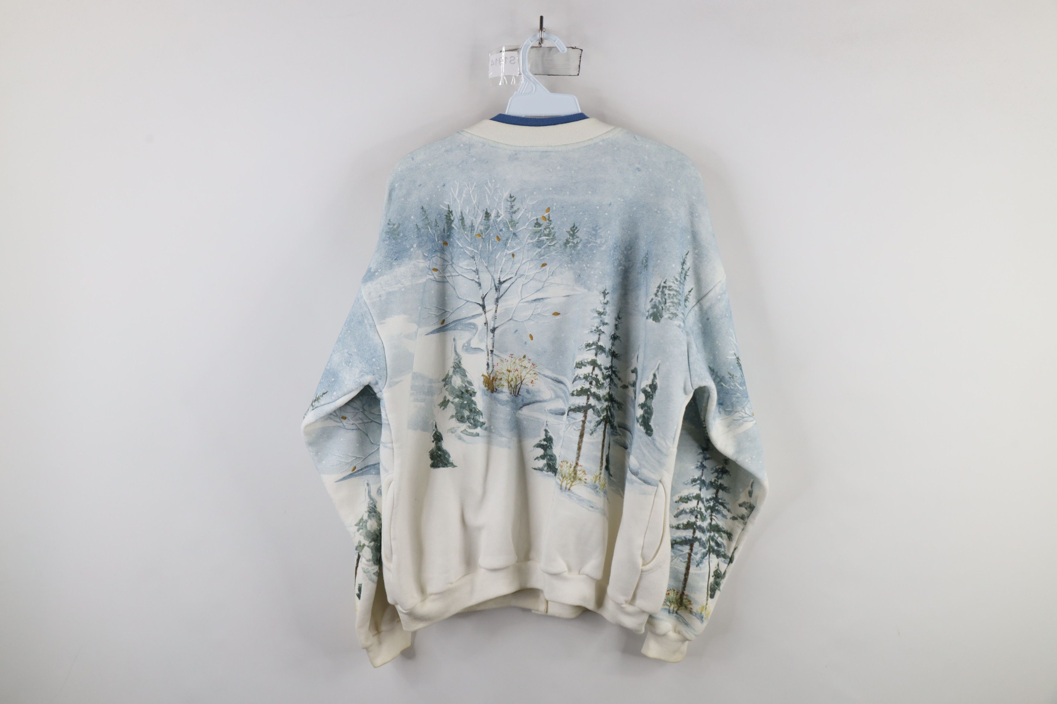 Vintage Vintage 90s Streetwear All Over Print Cardigan Sweatshirt Size M / US 6-8 / IT 42-44 - 14 Thumbnail