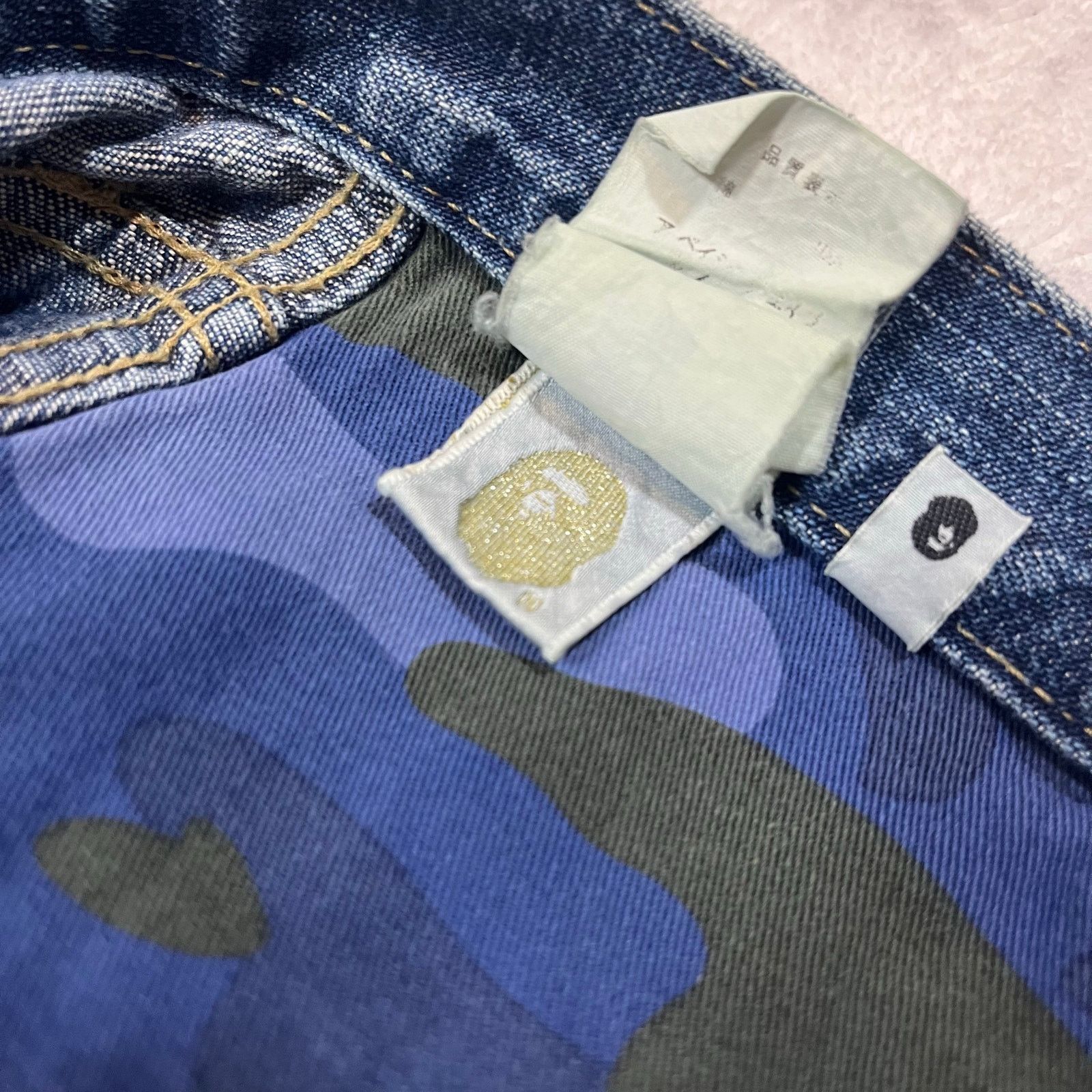 Bape × Nigo Authentic Bape 2000’s Baggy Crotch Star Jeans 30 Size US 30 / EU 46 - 7 Thumbnail