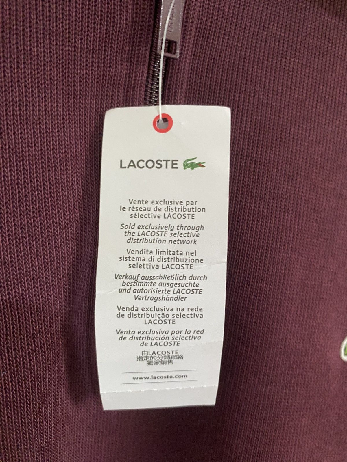 Lacoste Lacoste Quarter-Zip Sweatshirt Size US L / EU 52-54 / 3 - 7 Thumbnail