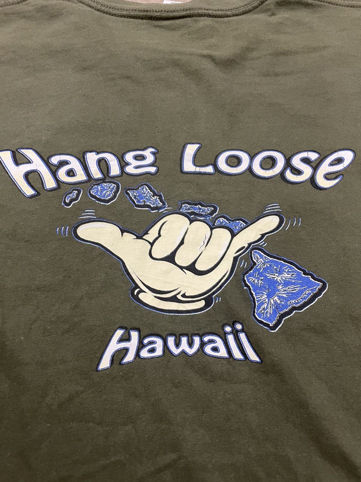 Vintage Hang Loose Hawaii 90s Oversized Tshirt Size US XL / EU 56 / 4 - 3 Thumbnail