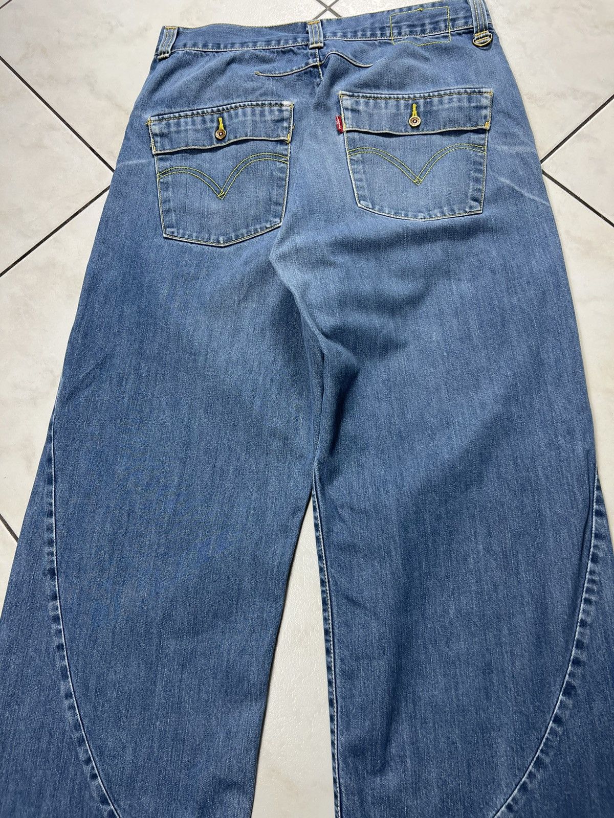 Levi's Vintage Levi’s y2k engineered jeans distressed denim pants Size US 32 / EU 48 - 12 Thumbnail