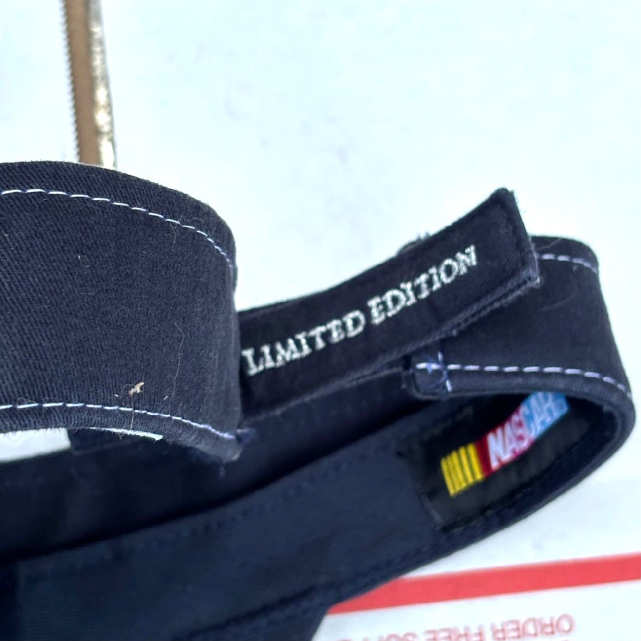 NASCAR Black & Blue Nascar Men's Visor Size ONE SIZE - 6 Thumbnail