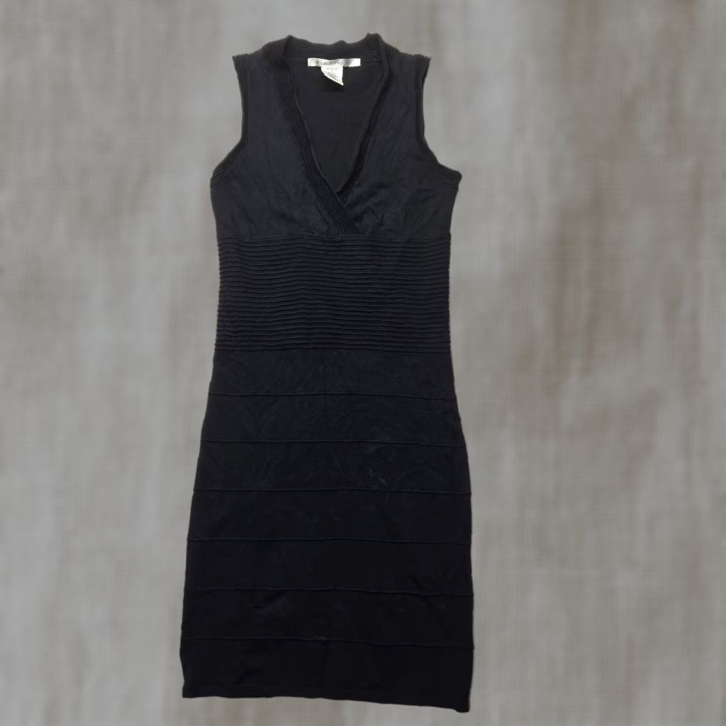 Vintage VINTAGE Max Studio Solid Black Sweater Dress Sleeveless Adult  Women's Size M Medium Formal | Grailed