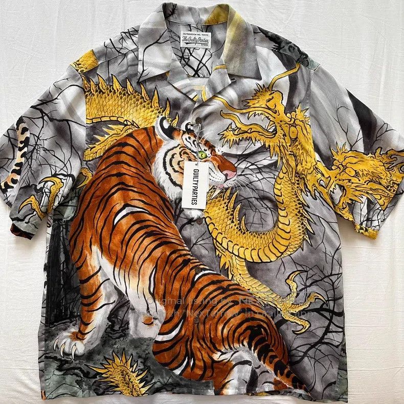 Wacko Maria Wacko Maria 22SS New Dragon and Tiger Fight TIMLEHI Hawaii Size US XL / EU 56 / 4 - 1 Thumbnail