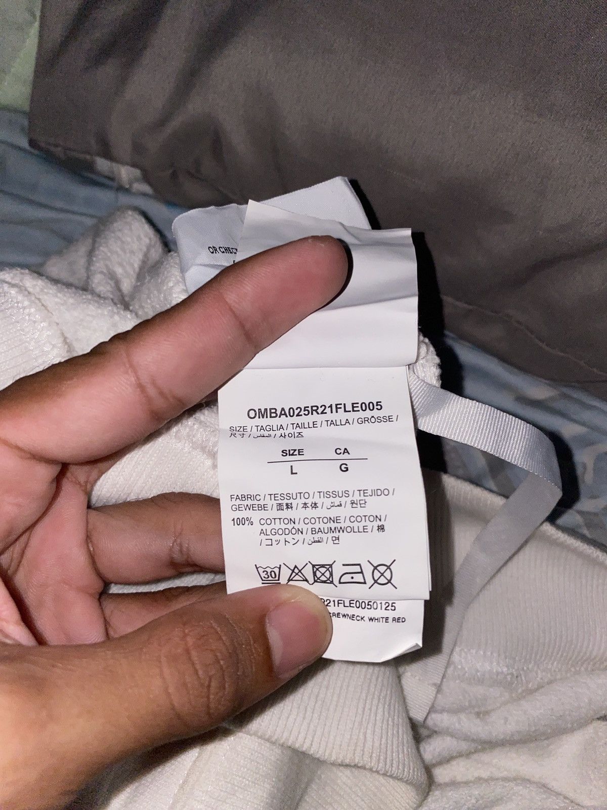 Off-White Off-White Caravaggio Crewneck Size US L / EU 52-54 / 3 - 6 Thumbnail