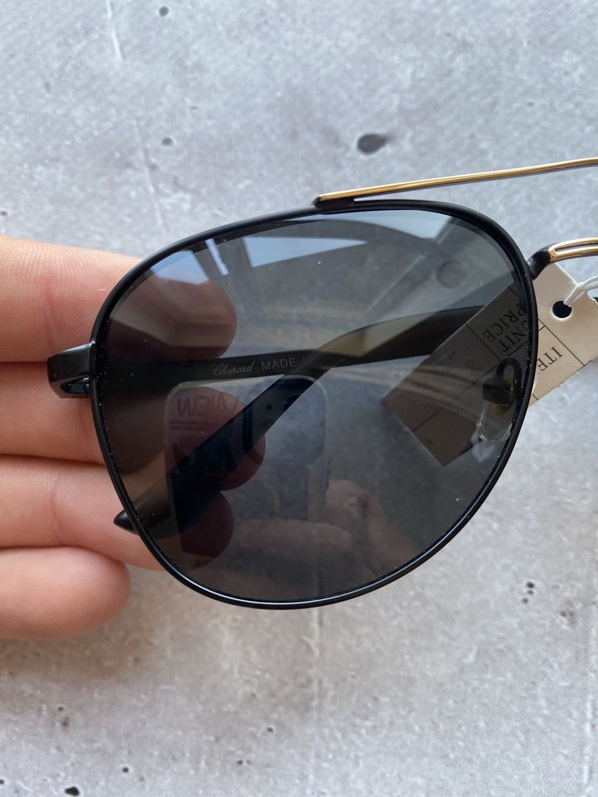 Chopard Chopard New Polarized Sunglasses Aviator Black Made in Italy Size ONE SIZE - 9 Thumbnail