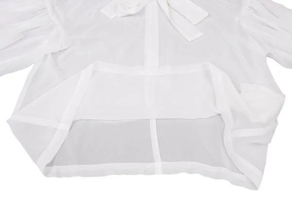 Comme des Garcons Comme Des Garcons Retro white bow shirt top Size XS / US 0-2 / IT 36-38 - 8 Thumbnail