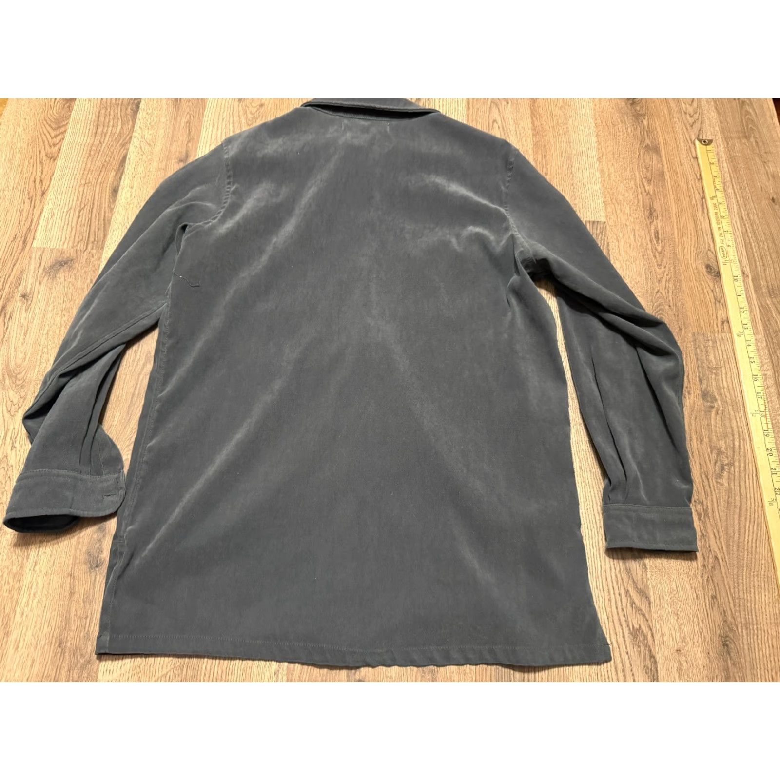 Gloria Vanderbilt Gloria Vanderbilt Shirt Women's Medium Green Long Sleeve Button-Up Cotton Shirt Womens Size M / US 6-8 / IT 42-44 - 2 Thumbnail